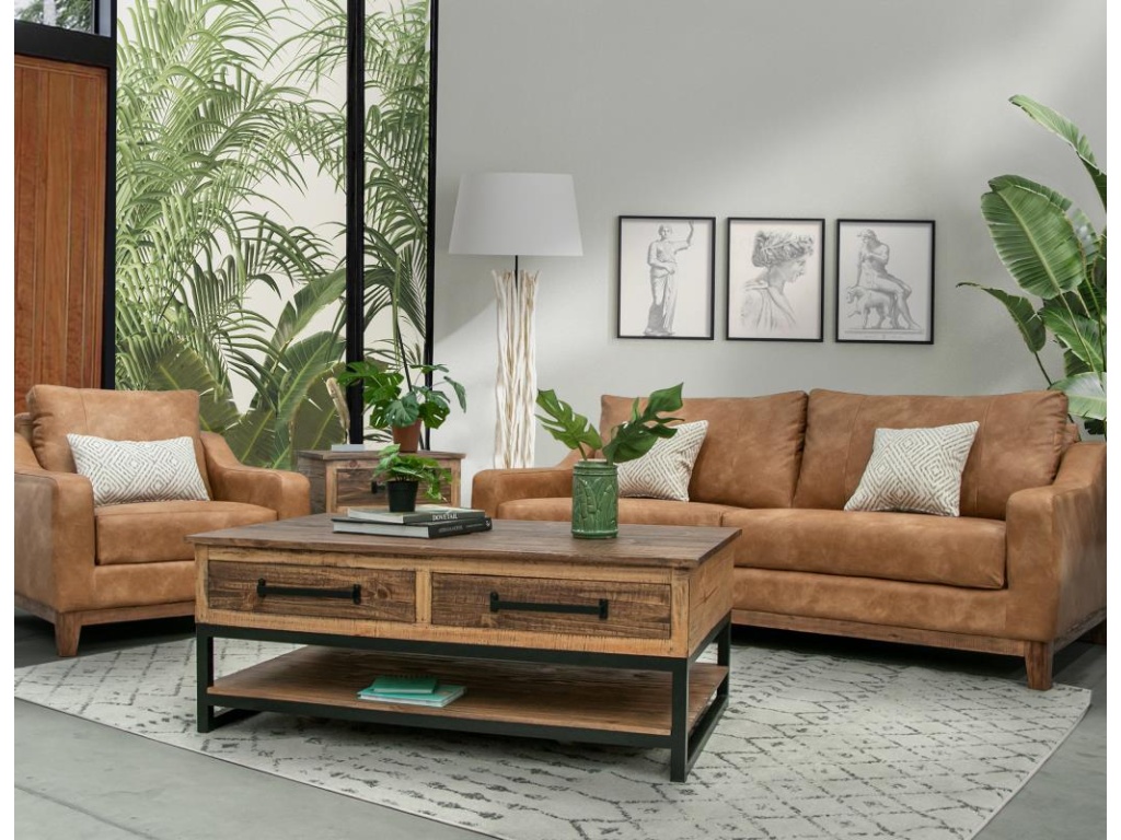 Wooden Frame & Base, Loveseat - image 1
