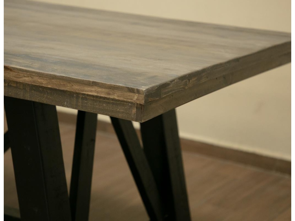 Loft Brown, Rectangular Counter Dining Table - image 4