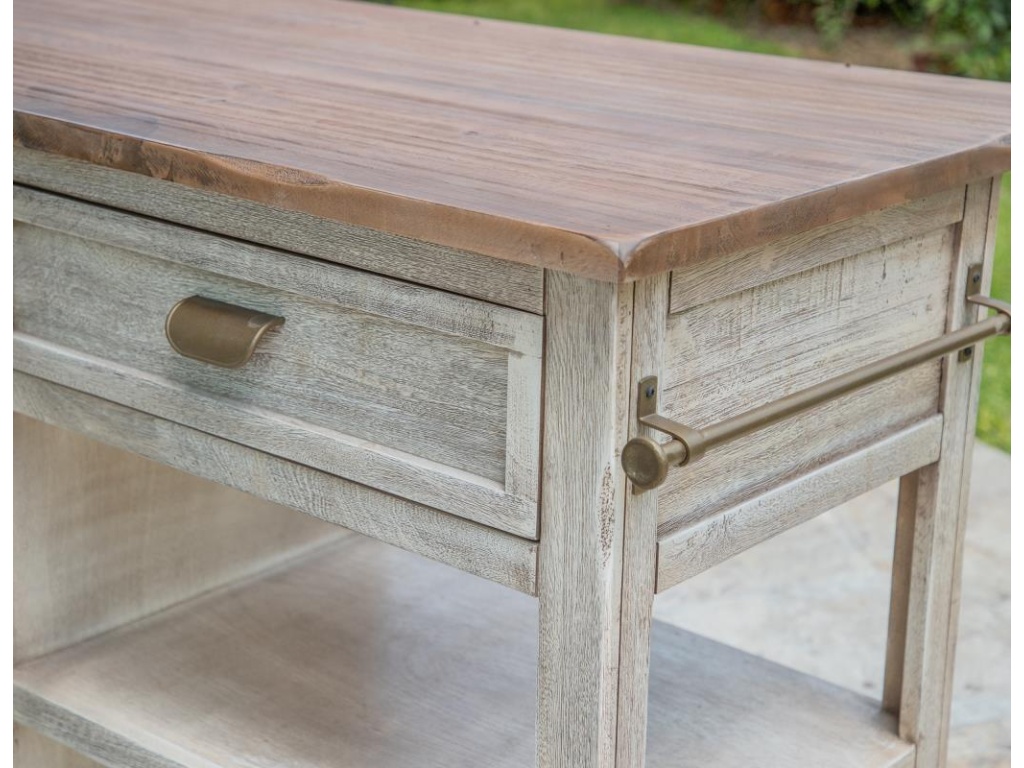 2 Drawers, 2 Doors & 2 Shelves, Kitchen Island - image 3