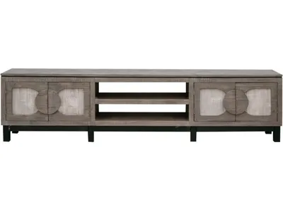 4 Door 93" TV Stand