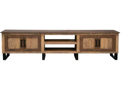4 Door 93" TV Stand