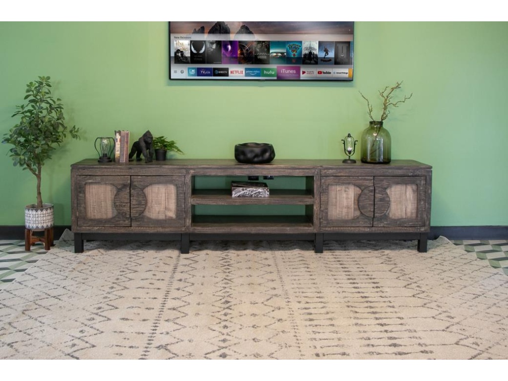 4 Door 93" TV Stand - image 1
