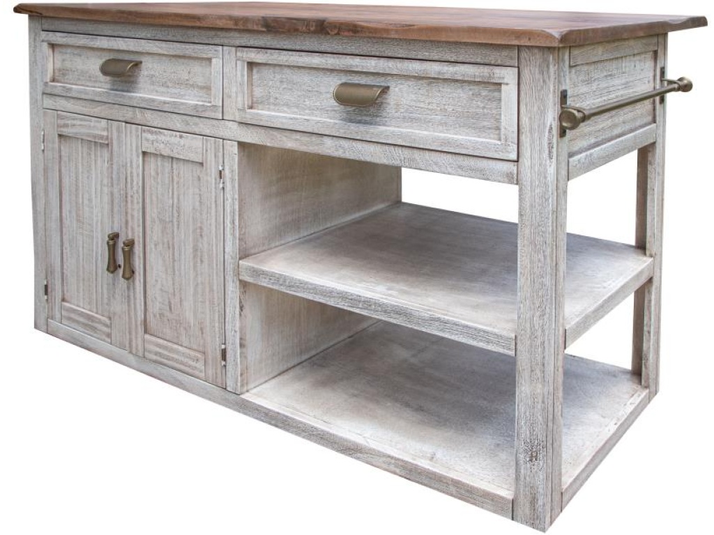2 Drawers, 2 Doors & 2 Shelves, Kitchen Island - main image
