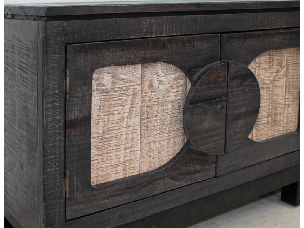 4 Door 93" TV Stand - image 4