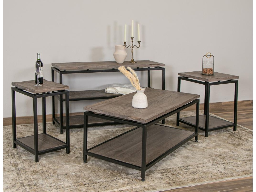 Metal Frame Cocktail Table - image 1