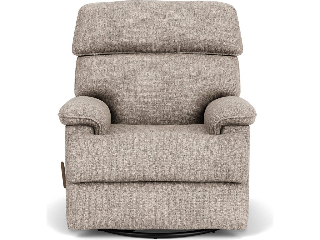 Geneva Fabric Swivel Gliding Recliner - image 1