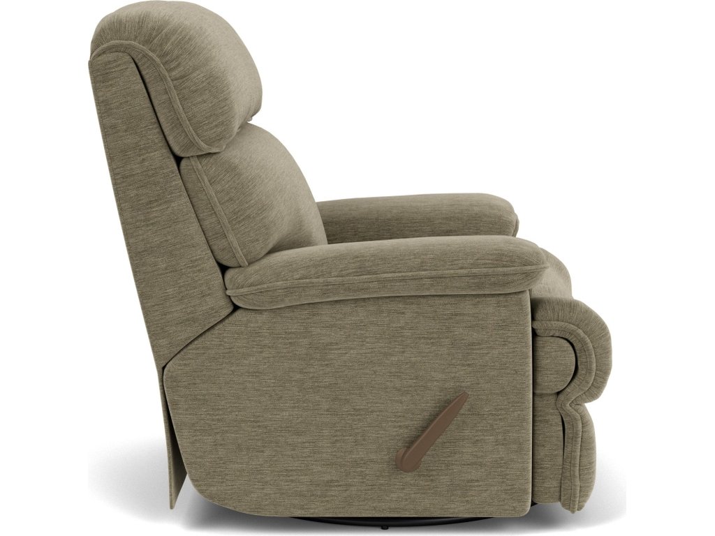 Geneva Fabric Swivel Gliding Recliner - image 2