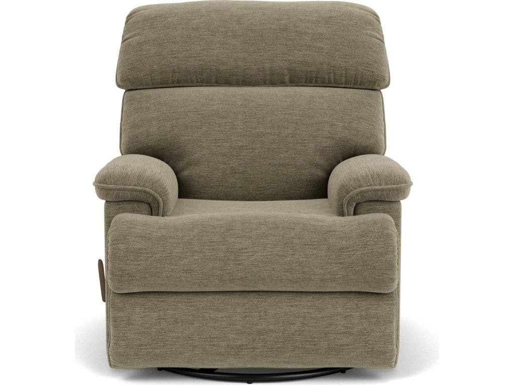 Geneva Fabric Swivel Gliding Recliner - image 5