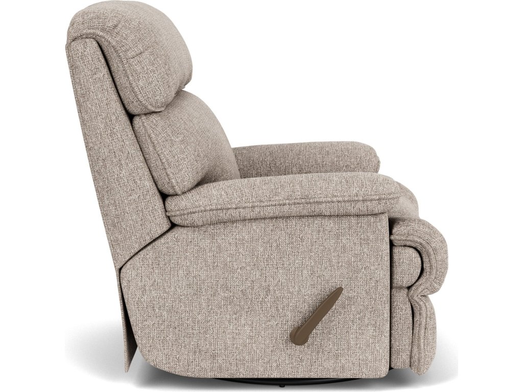 Geneva Fabric Swivel Gliding Recliner - image 6