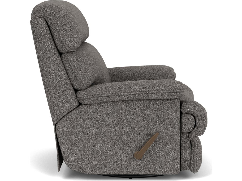 Geneva Fabric Swivel Gliding Recliner - image 7
