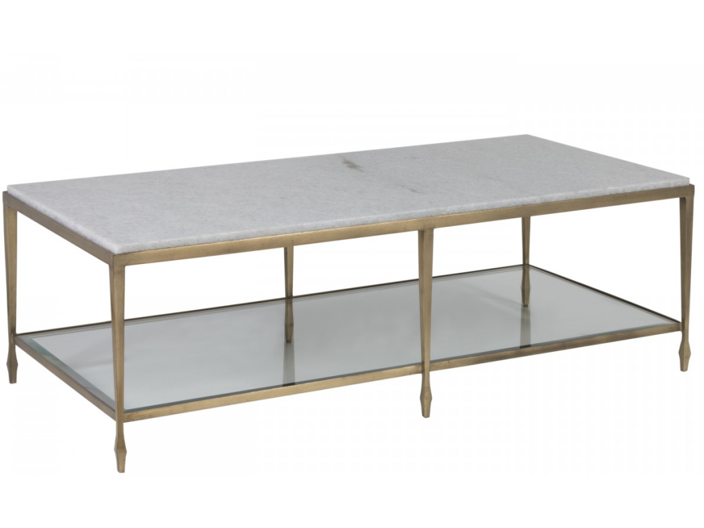 Sashay Gold Rectangular Cocktail Table - main image