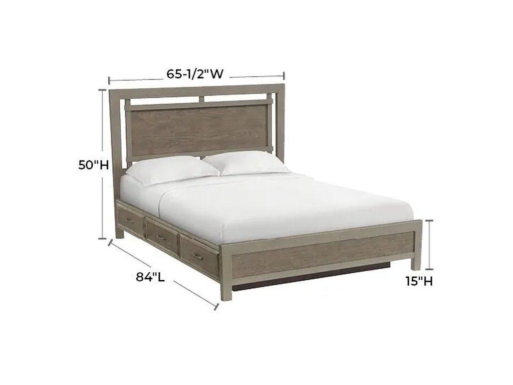 Ellison Queen Panel Storage Bed - image 1