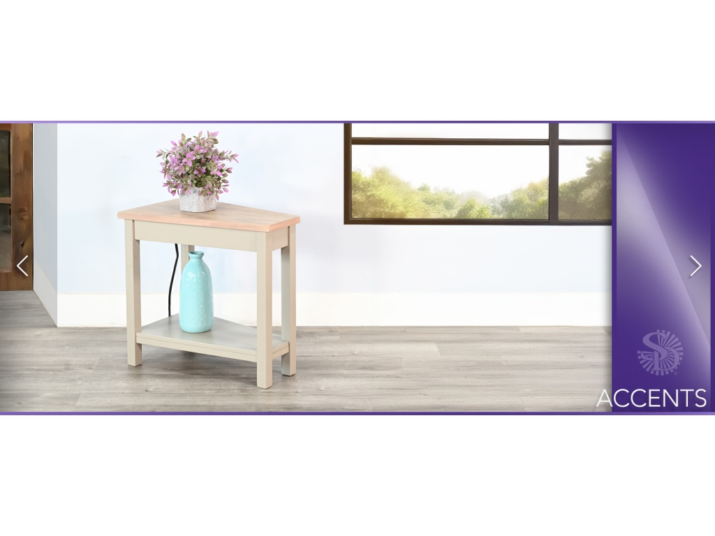 Chair Side Table w/ Power Strip - image 1