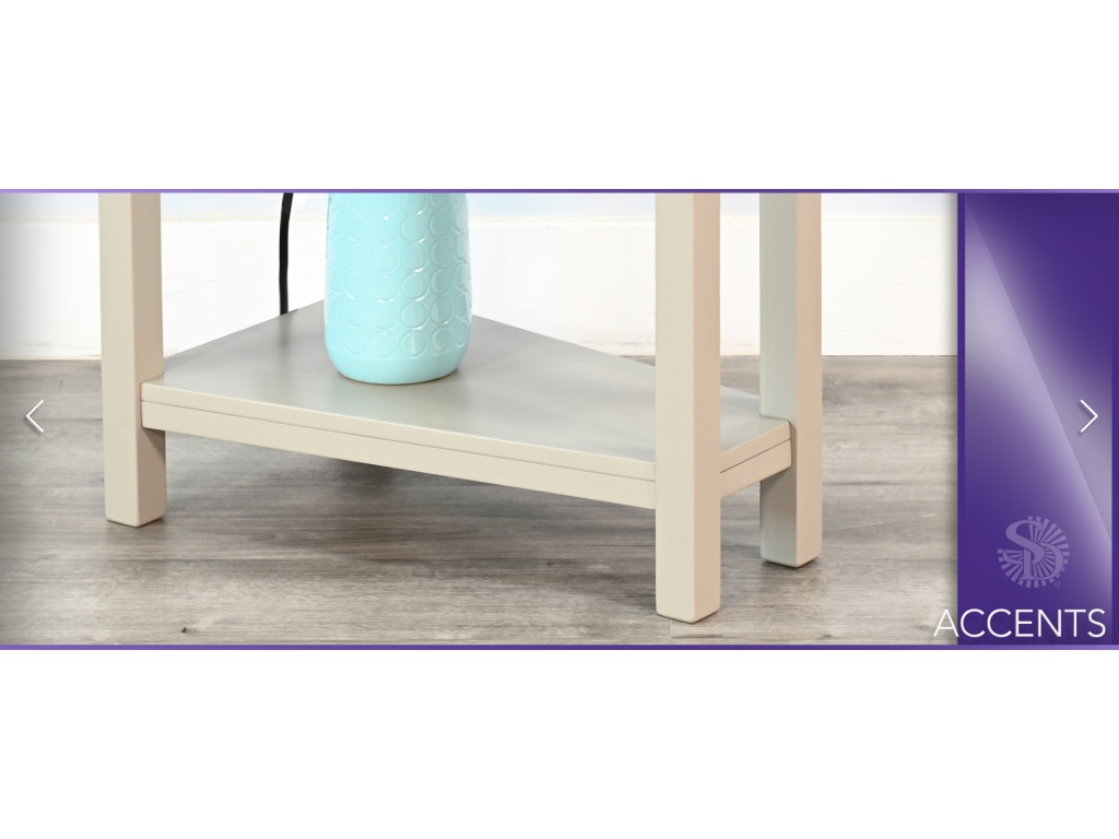 Chair Side Table w/ Power Strip - image 3