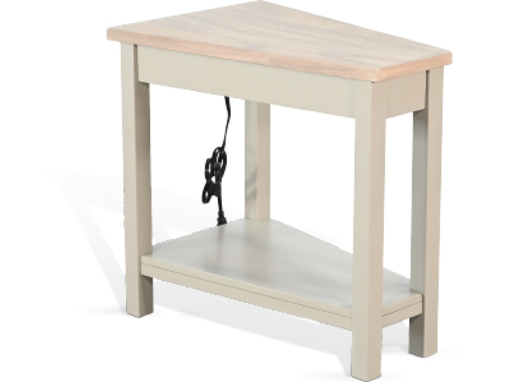 Chair Side Table w/ Power Strip - main image