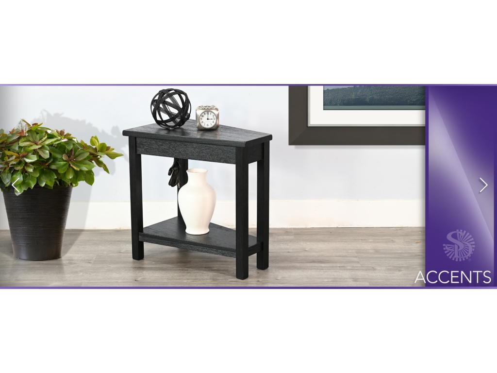 Chair Side Table w/ Power Strip - image 1
