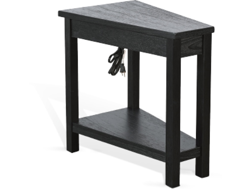Chair Side Table w/ Power Strip - main image