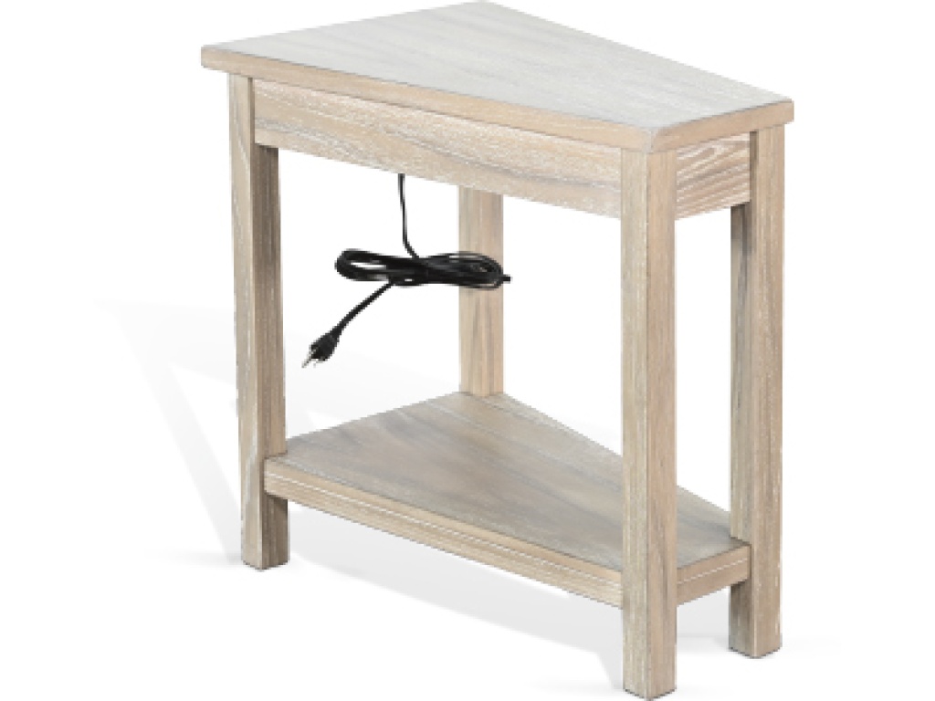 Chair Side Table w/ Power Strip - main image