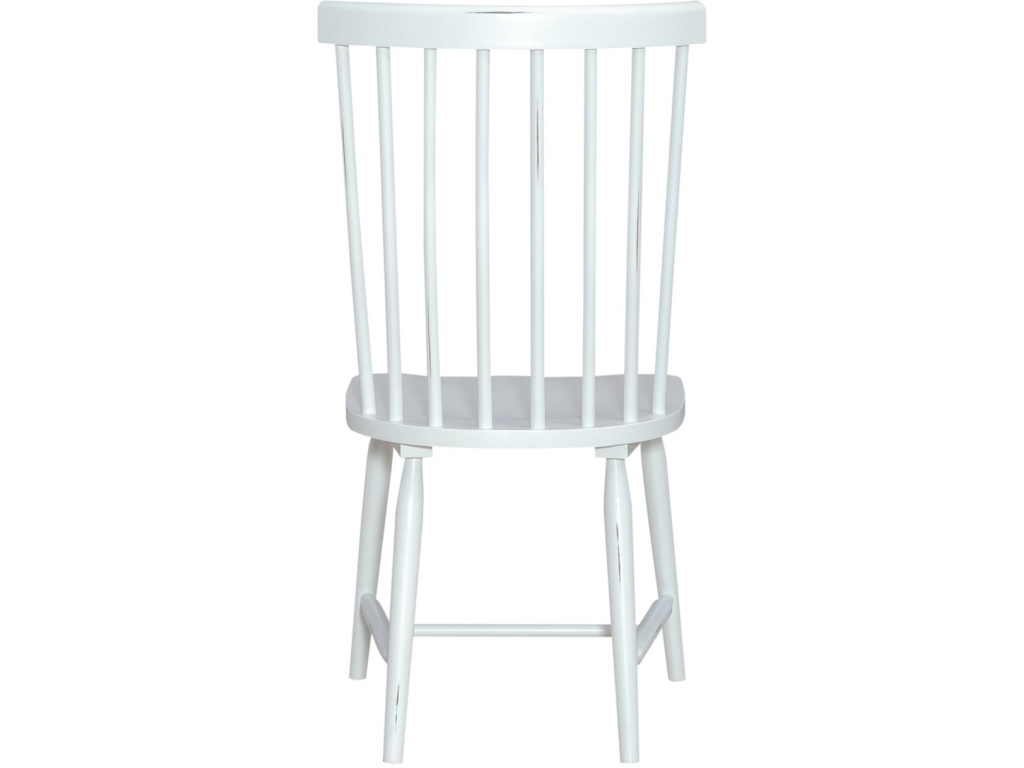 Spindle Back Side Chair - White (RTA) - image 3