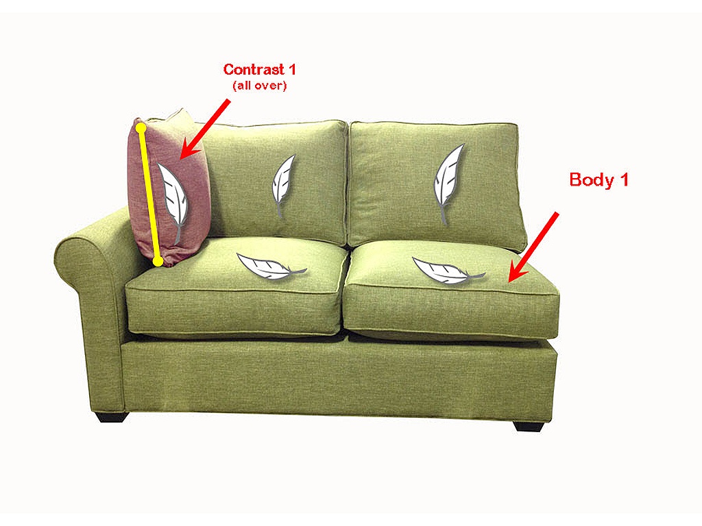LSF 1 Arm Loveseat - main image