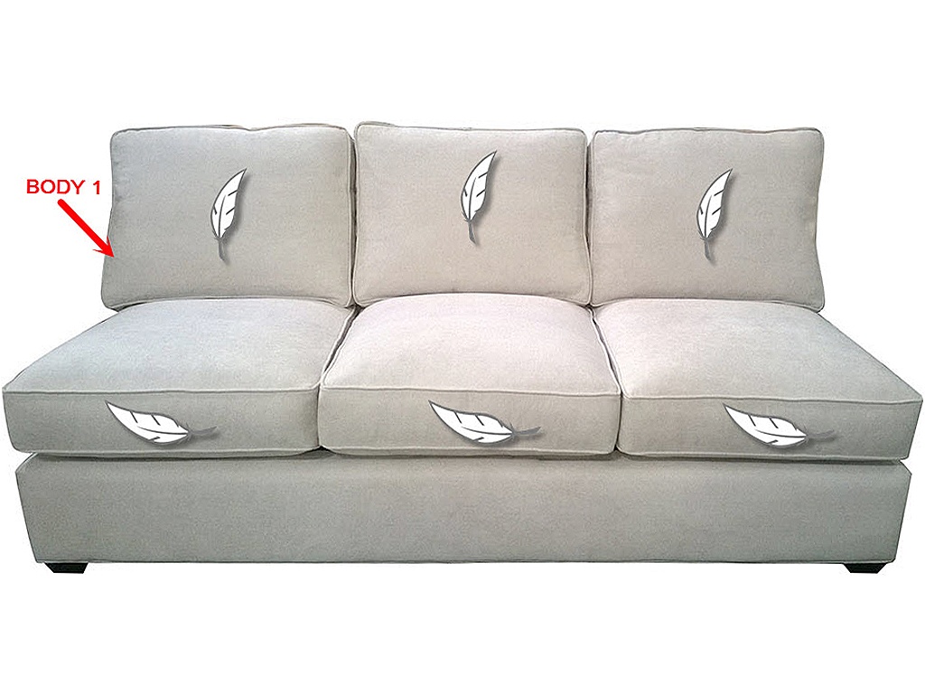 Armless Sofa - main image