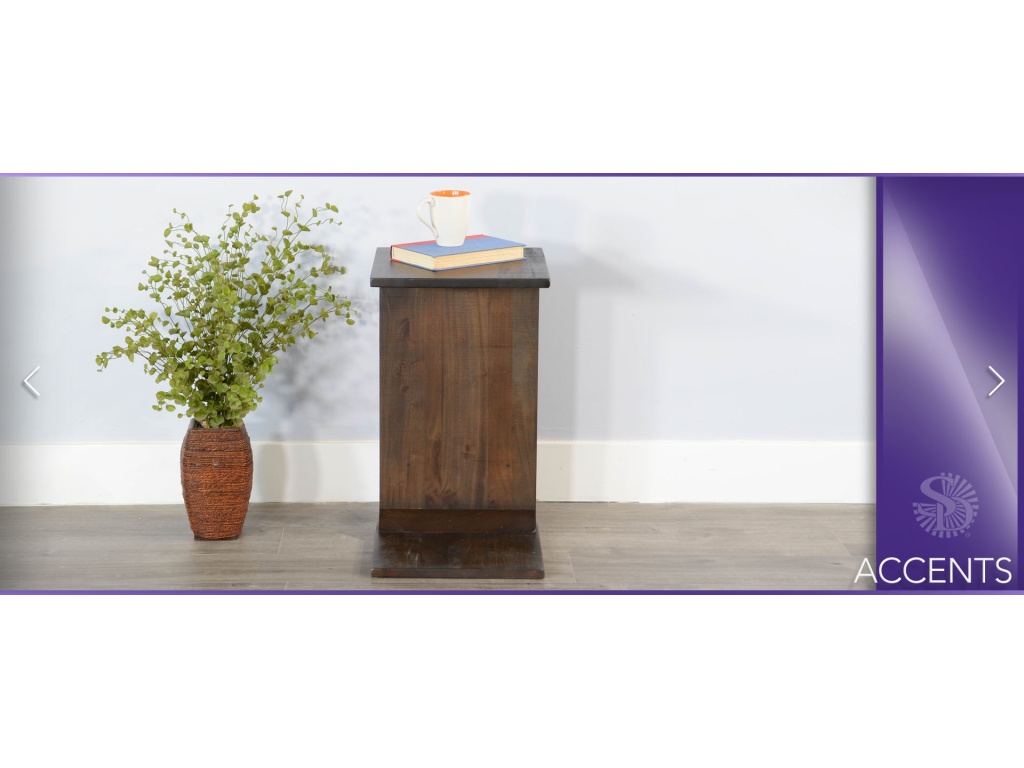 Chairside Table Magazine Rack - image 1