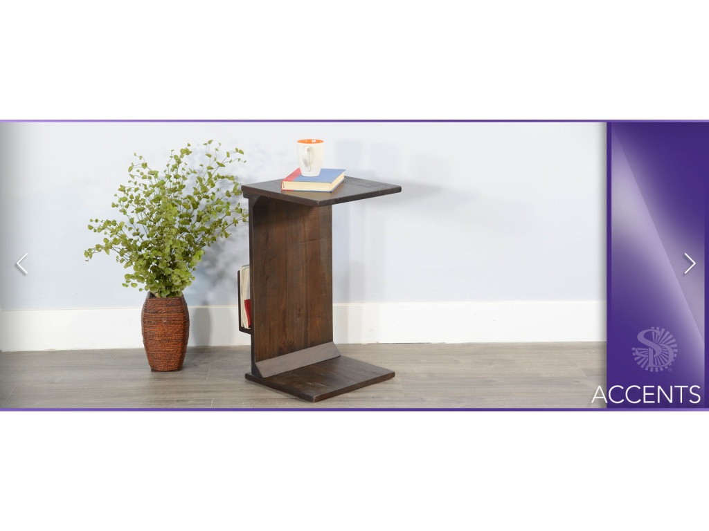 Chairside Table Magazine Rack - image 2