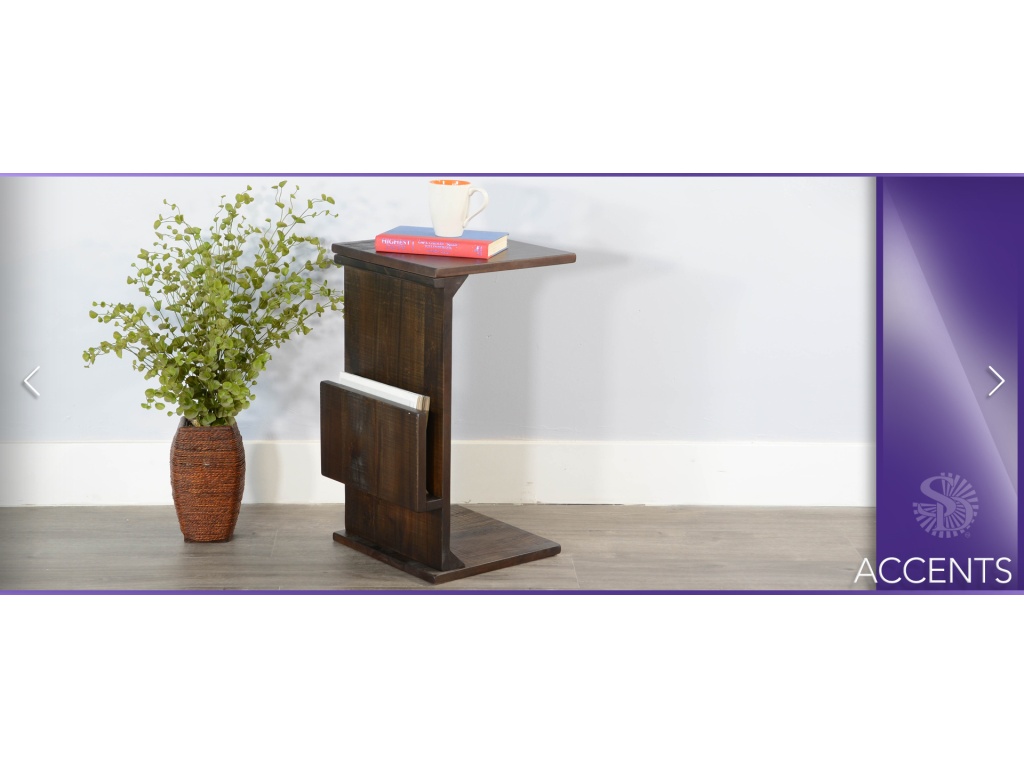 Chairside Table Magazine Rack - image 3