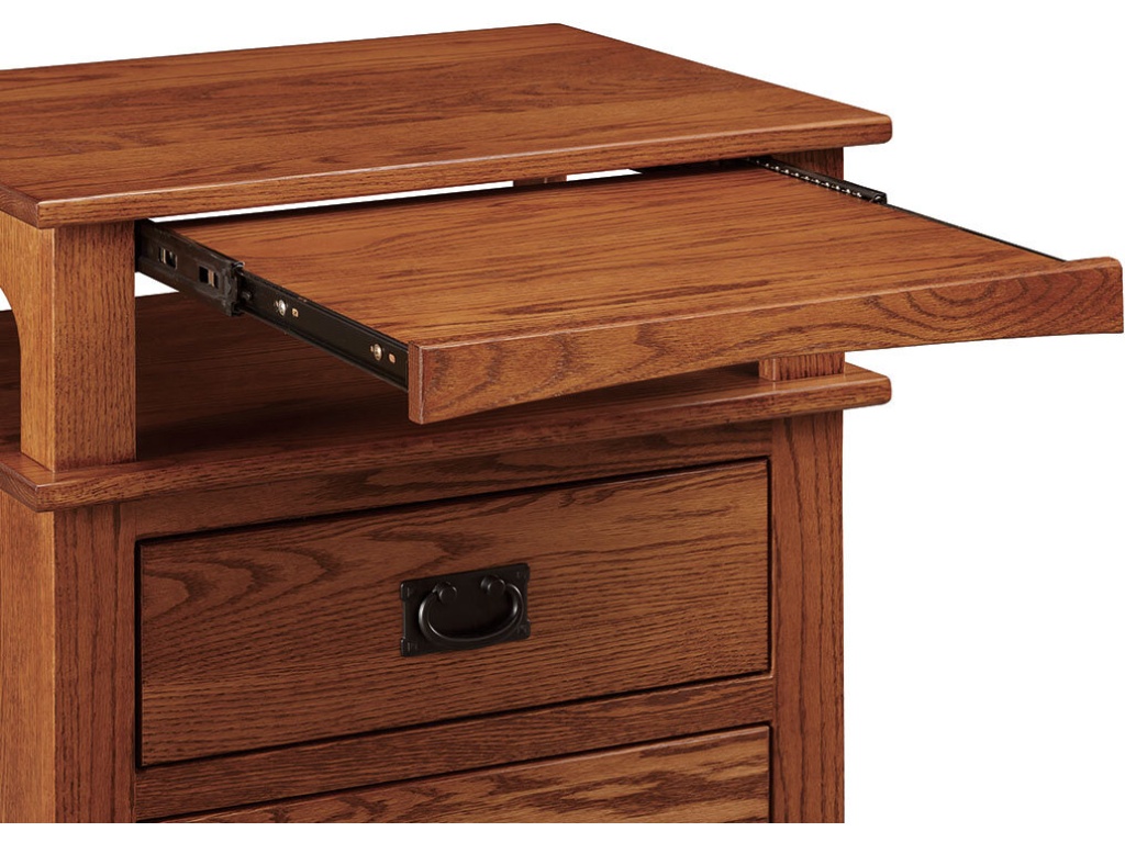 Country Value Woodworks Mission 2-Drawer Nightstand, alternate view 2