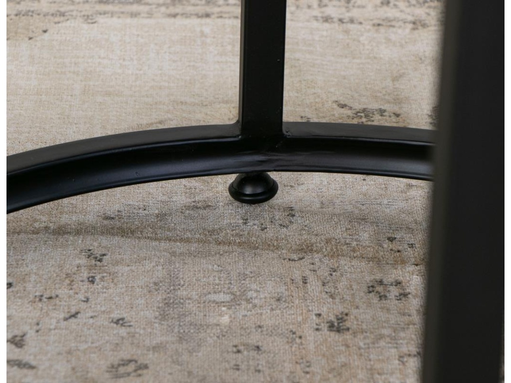 Copper Top & Iron Base Cocktail Table - image 4