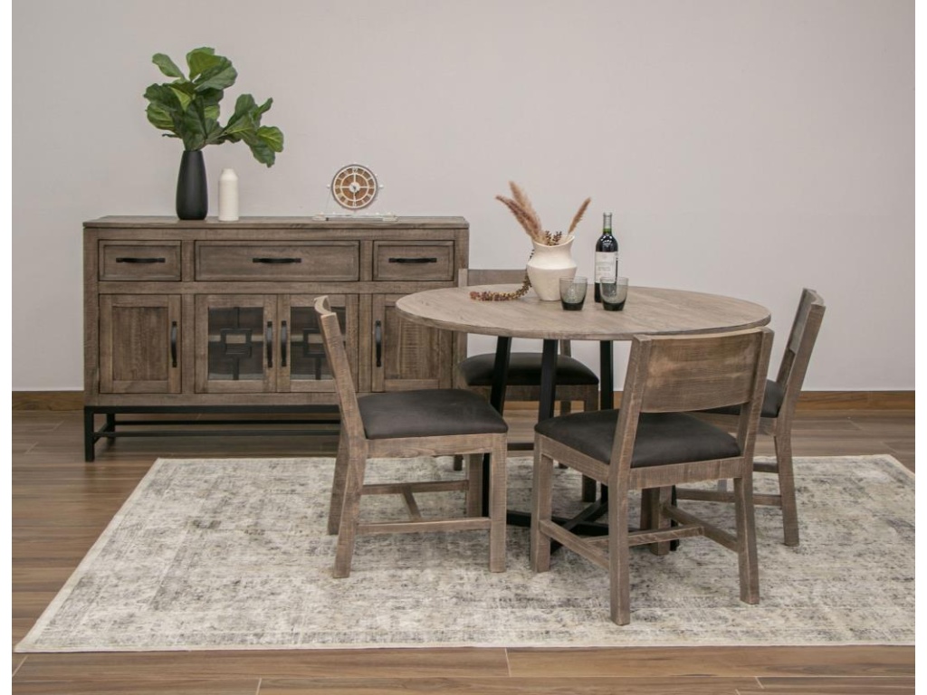 Upholstered Seat Wooden Chair - image 1