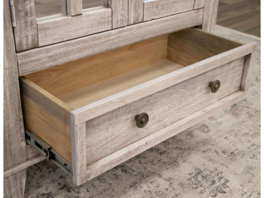 1 Drawer 2 Glass Doors Cabinet - image 4