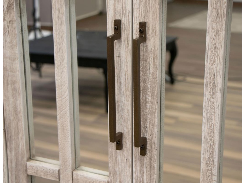 1 Drawer 2 Glass Doors Cabinet - image 3