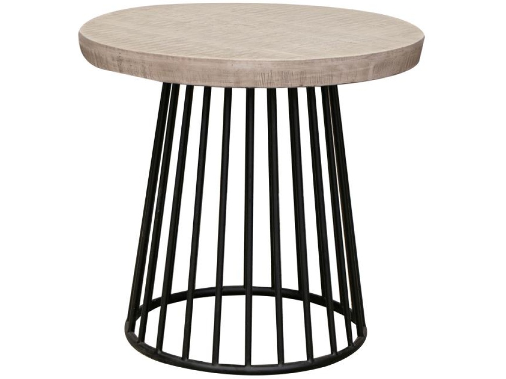 Metal Base End Table - main image