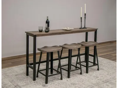 24" Wooden Stool