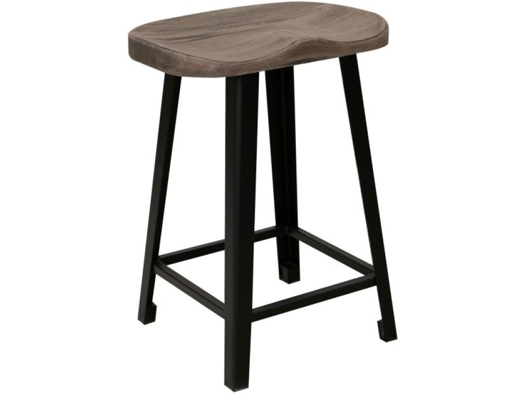 24" Wooden Stool - main image