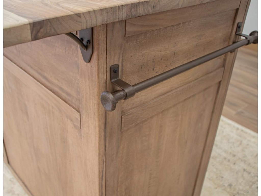 4 Door 2 Drawer Kitchen Island - image 3