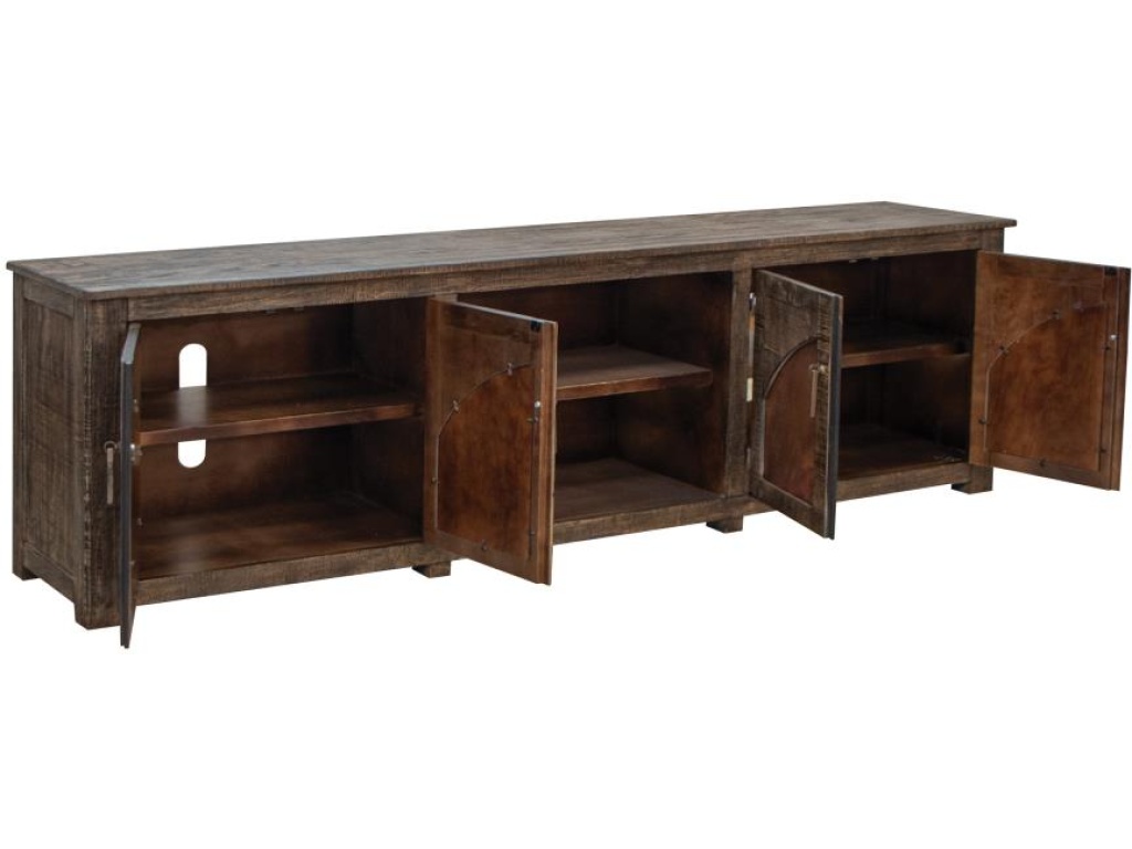 4 Copper-Paneled TV Stand - image 5