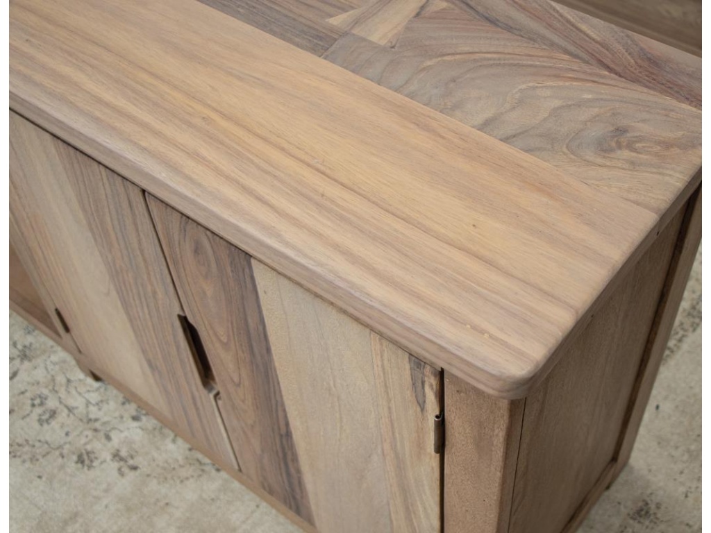 4 Door 93" TV Stand - image 3