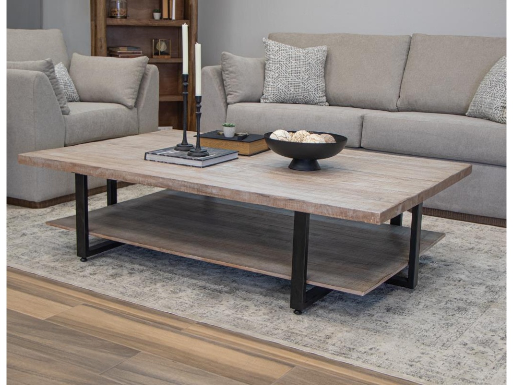 Iron Base Deluxe Cocktail Table - image 1
