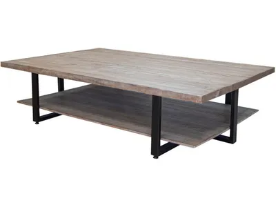 Iron Base Deluxe Cocktail Table