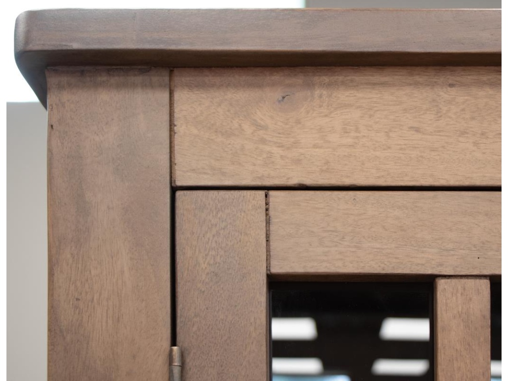 2 Glass Door 1 Drawer Cabinet - image 5