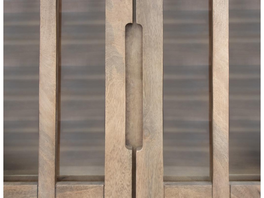 2 Glass Door 1 Drawer Cabinet - image 6