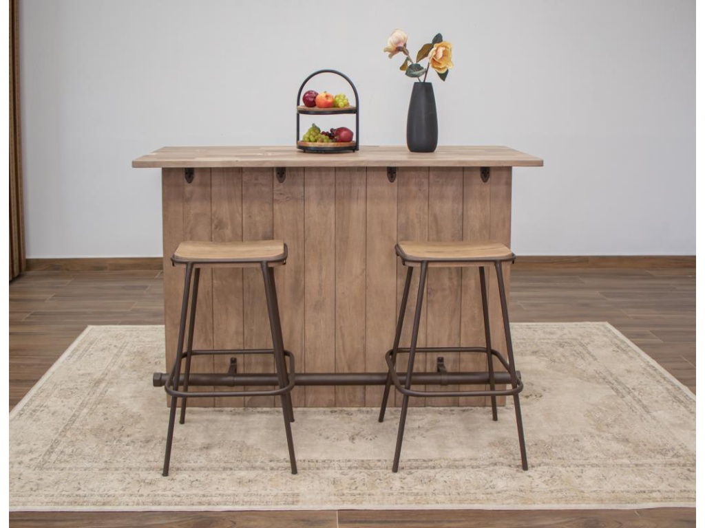 4 Door Wooden Bar - image 3