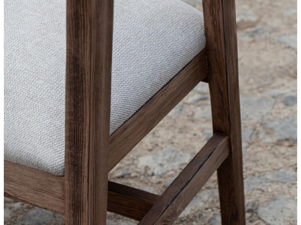 Upholstered Seat Wooden Chair - image 3