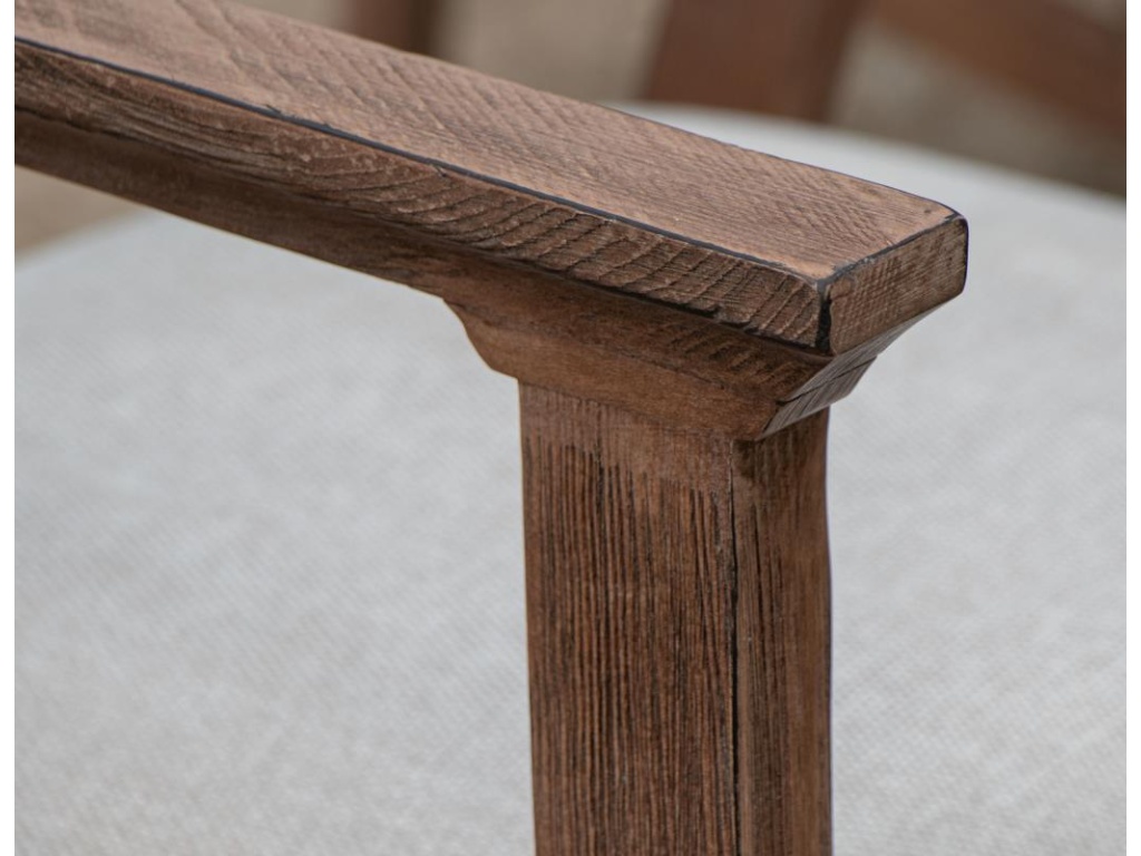 Upholstered Seat Wooden Chair - image 2