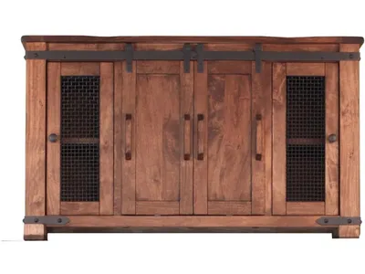 4 Doors 60" TV Stand
