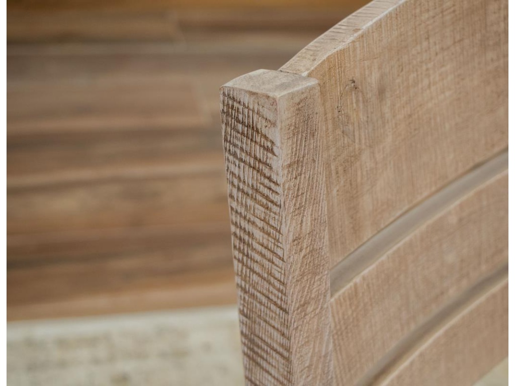 Upholstered Seat Wooden Chair - image 4
