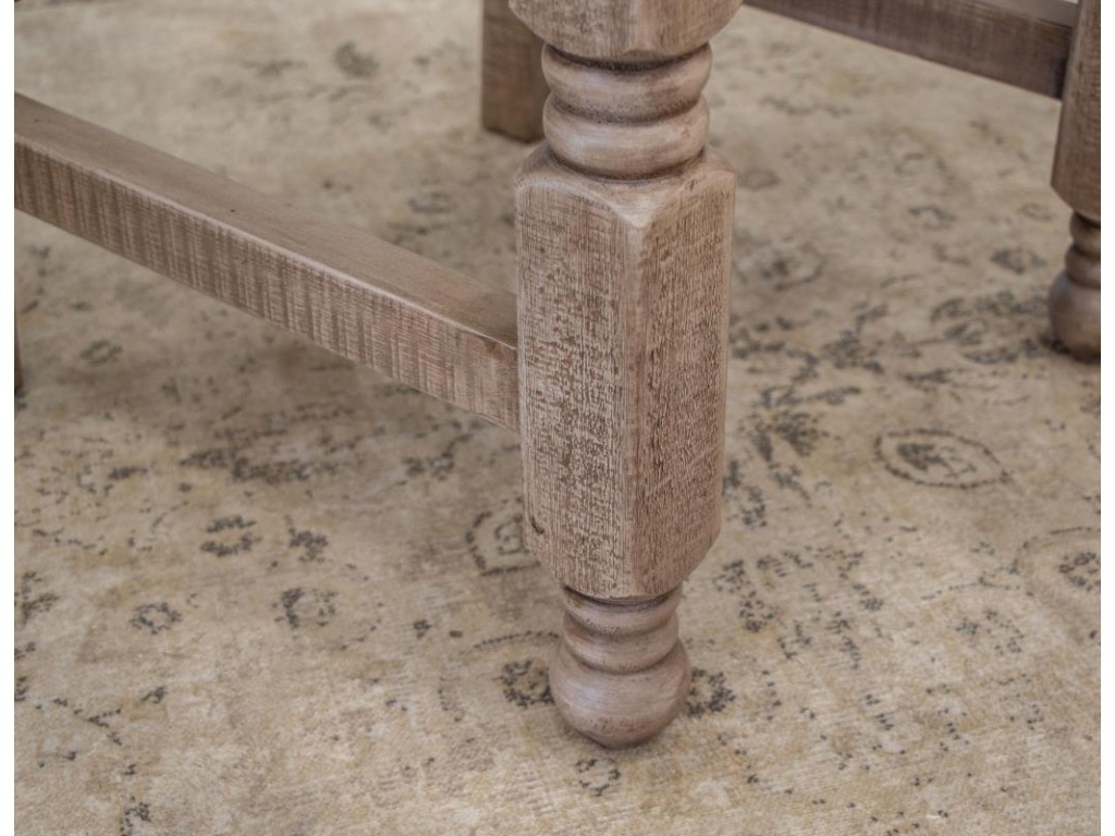 Upholstered Seat Wooden Chair - image 5
