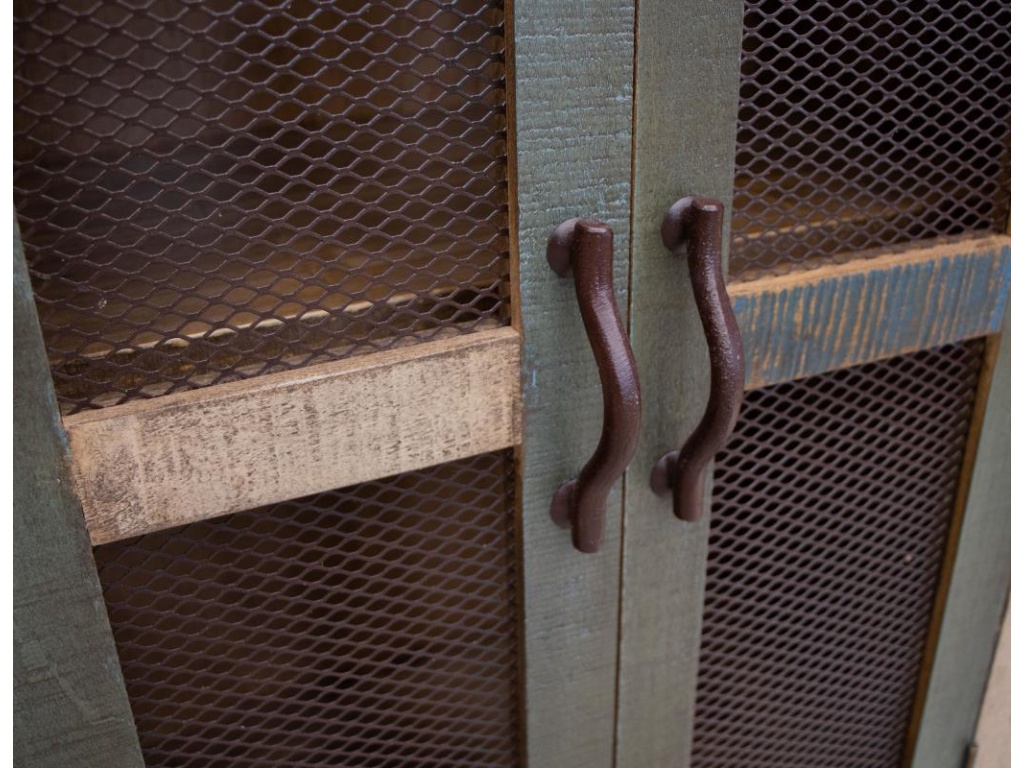 4 Iron Mesh Door 48" Console - image 4